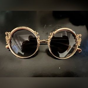 D&G Round Metal Frame Sunglasses